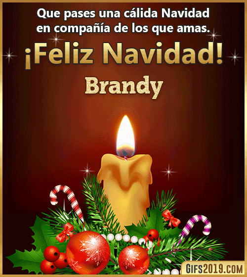 Gif feliz navidad brandy