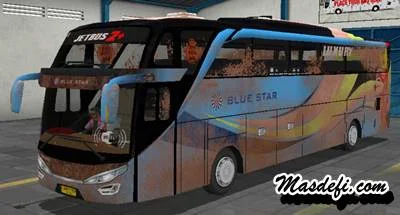 livery bussid shd blue star kotor