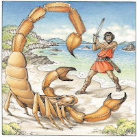 Mitologia de Escorpião - Órion e o Escorpião gigante