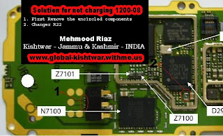 Memperbaiki Nokia 1208 Tidak Bisa ngecas