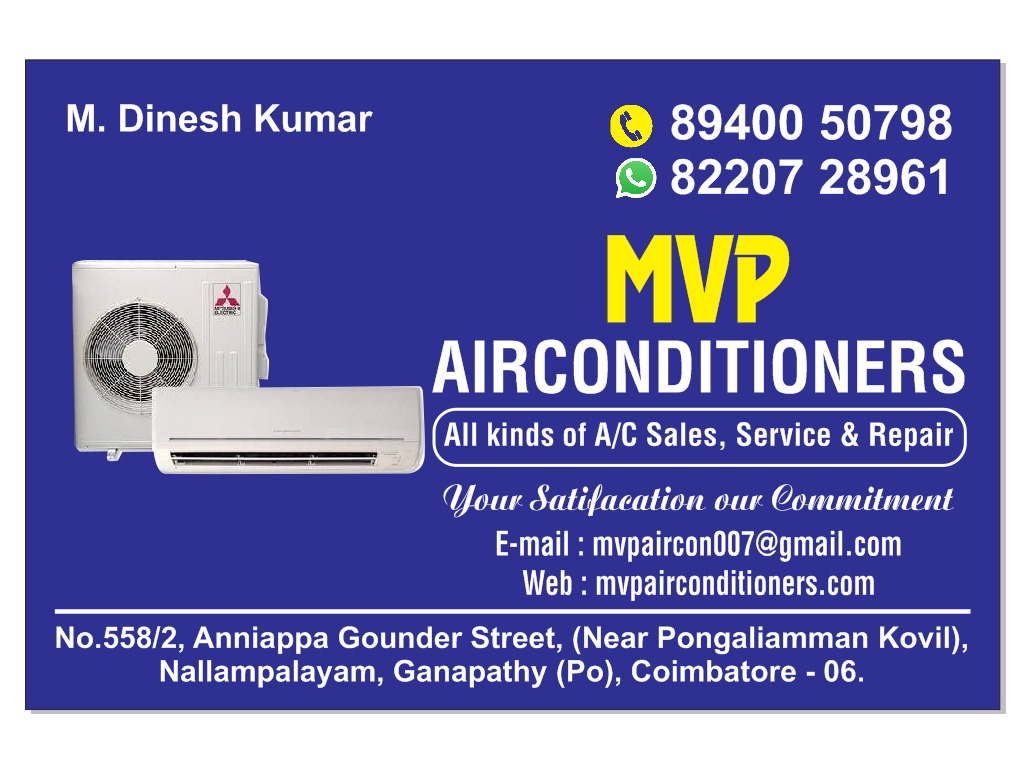 MVP - AC Service in Coimbatore