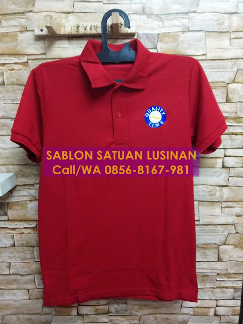 Sablon Kaos Kaos Polo Satuan Lusinan