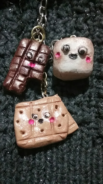 polymer clay charms, sculptey clay, diy, kids, kids crafts, cute, 