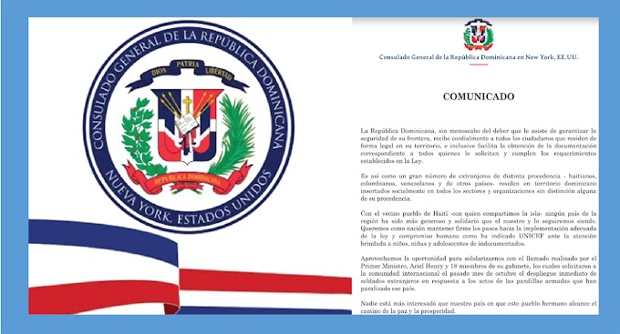 Consulado dominicano apoya envío de soldados extranjeros  a Haití en respuesta a las pandillas armadas que han paralizado ese país