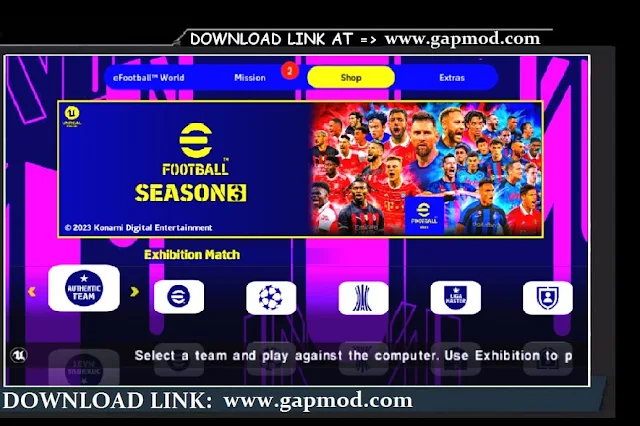 eFootball PES ISO 2023 PPSSPP Terbaru Bendezu Update Face Best Graphics HD New Stadium
