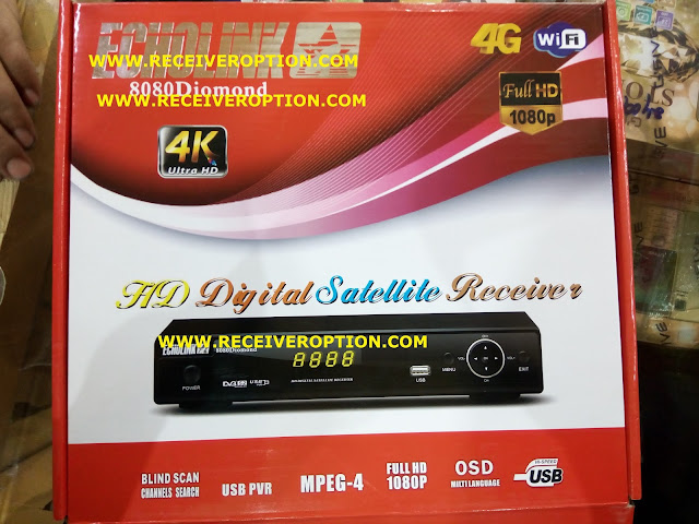 ECHOLINK 8080 DIOMOND HD RECEIVER AUTO ROLL POWERVU KEY SOFTWARE