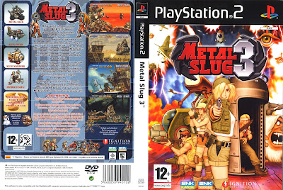 Jogo Metal Slug 3 PS2 DVD Capa