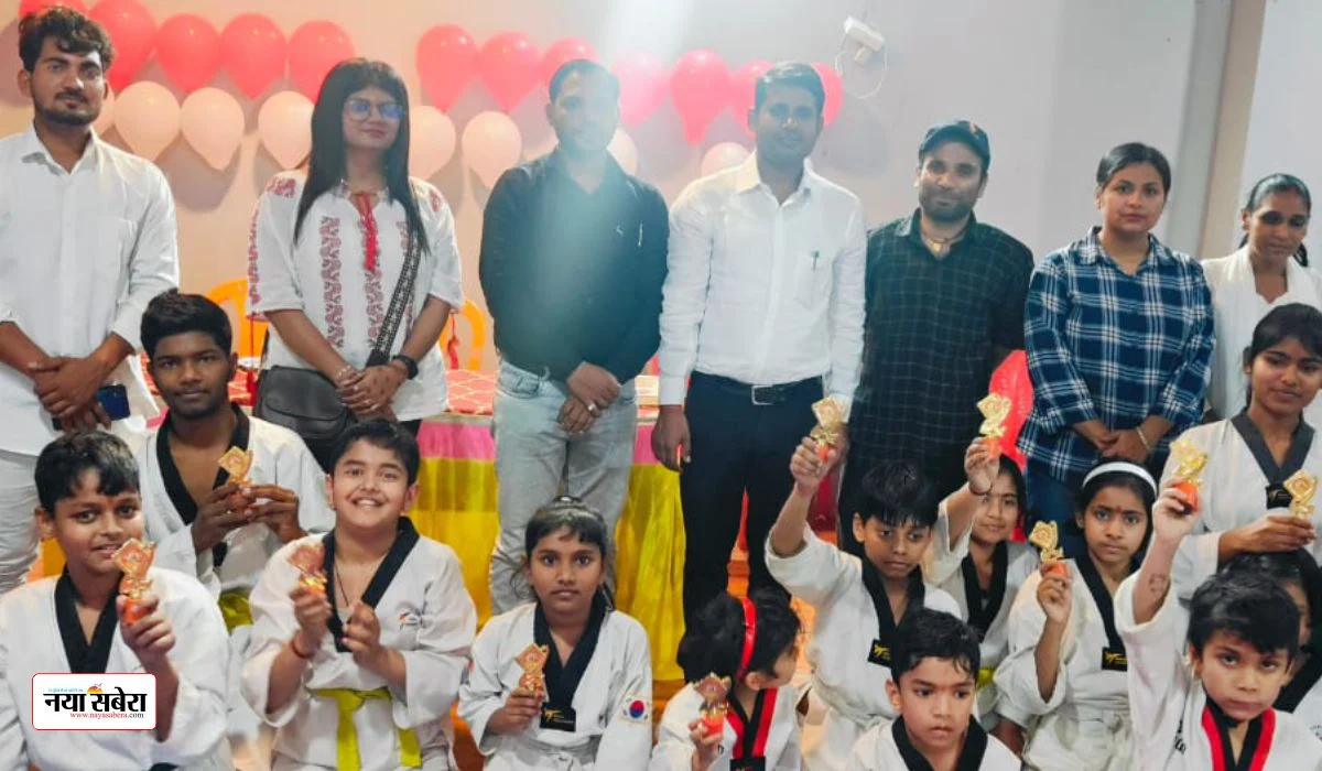 Jaunpur News: The second branch of Taekwondo institute Siddhi Academy was inaugurated | Naya Sabera Network