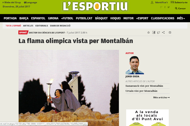 http://www.lesportiudecatalunya.cat/opinio/article/1187864-la-flama-olimpica-vista-per-montalban.html