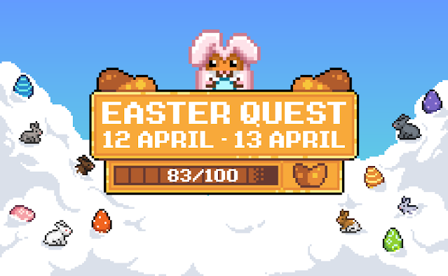 Rollercoin Easter Quest