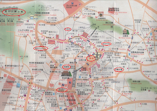 草津温泉旅行行程マップ