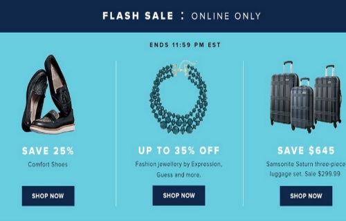 Hudson's Bay Flash Sale