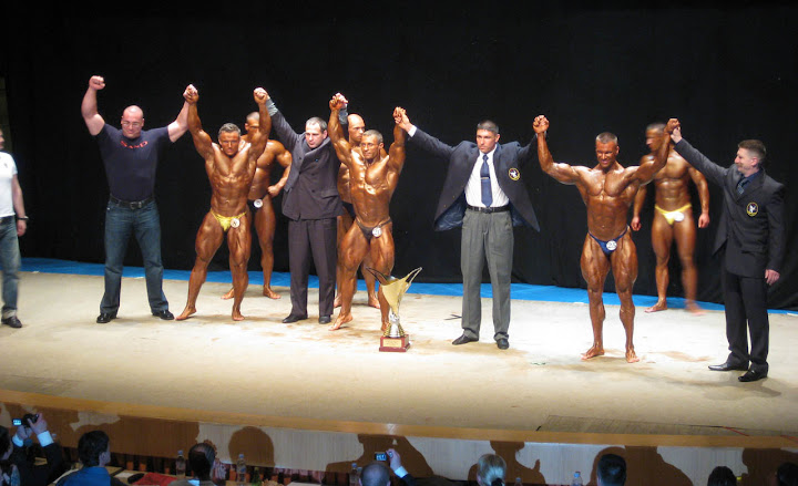 Body building championship in Latvia