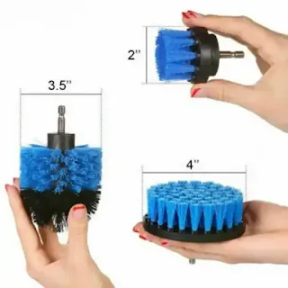 Drill Brush Car Washing and Detailing Power Brush Kit Hard Bristle Removable Extension hown - store