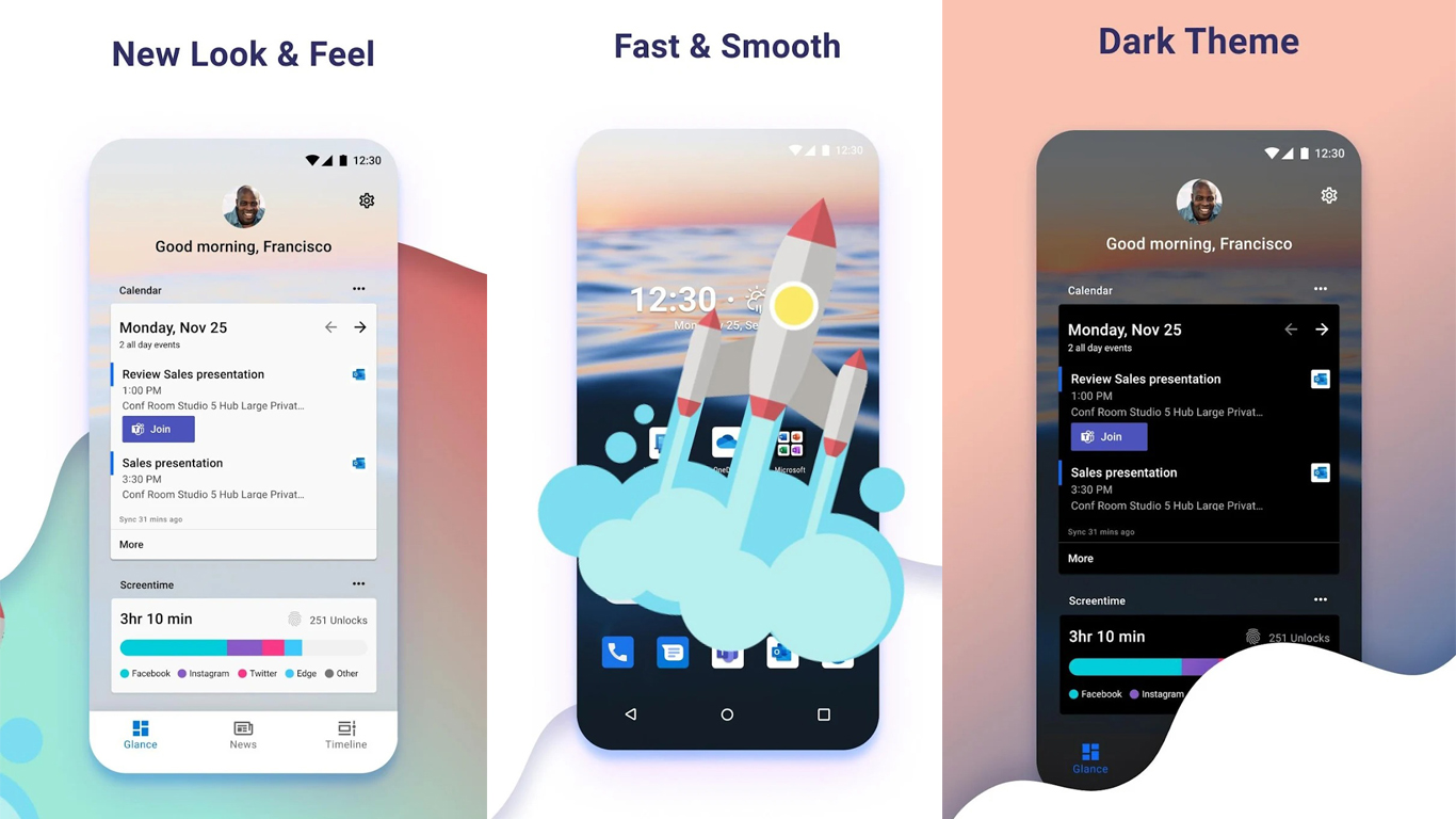 microsoft launcher android app