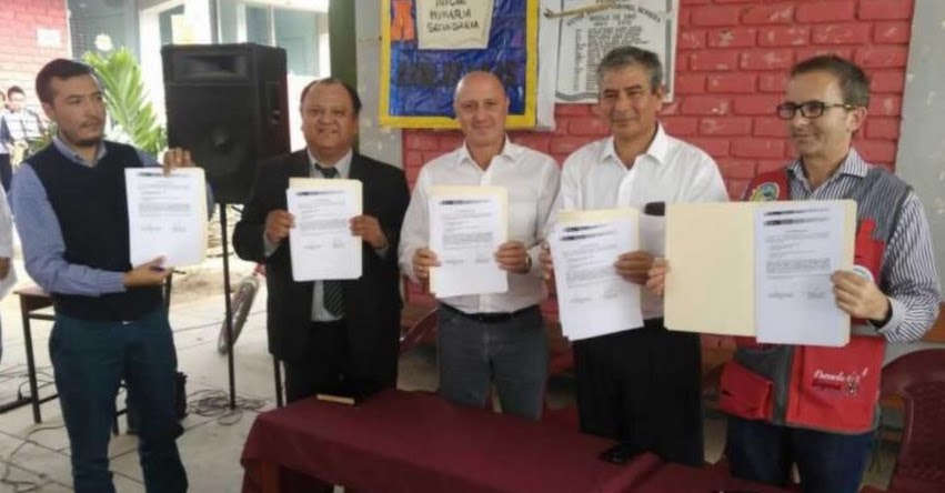 Ministerio de Educación entrega terrenos para construir cinco colegios en Piura - MINEDU - www.minedu.gob.pe