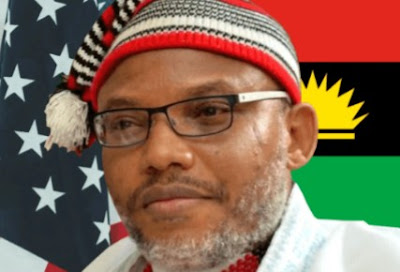 Biafrans Kick As Nnamdi Kanu Unveils New Flag With Jewish Star (Reactions) 