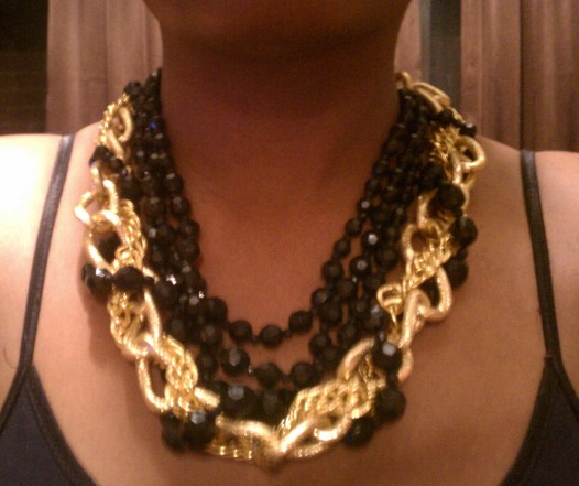 Beaded Statement Necklace. the other eaded necklace