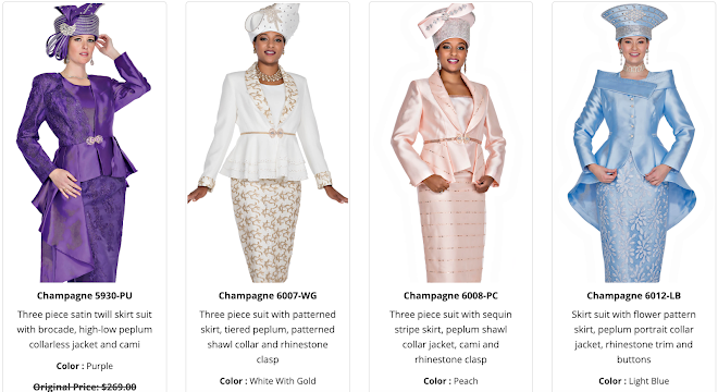 Elite Champagne Knits, Suits and Hat