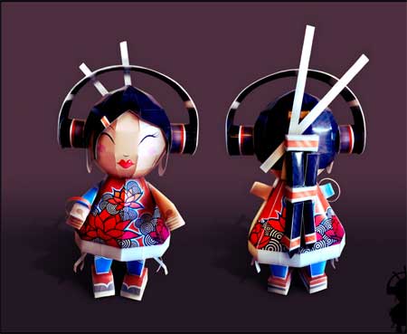 DJ Surikizu Paper Toy