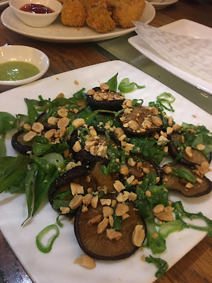 Grilled mushrooms, San May Vegetarian, Da Kao, Ho Chi Minh City