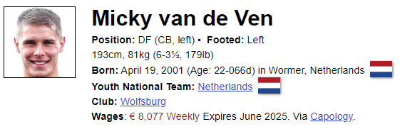 Micky van de Ven Profile