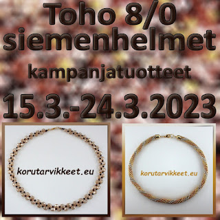 Kampanjatuotteet - Toho pyöreät siemenhelmet 8/0 - korutarvikkeet, keroujen tekeminen - helmikudonta, helmivirkkaus, helmipistot - edullinen helmikauppa