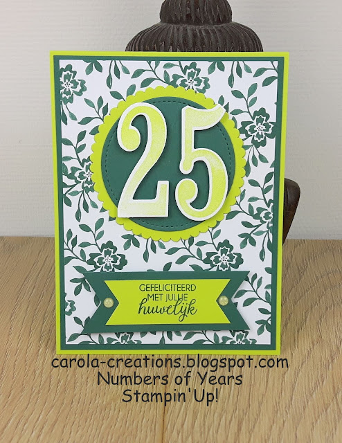 Stampin'Up! Numbers of Years