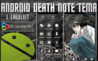 Download Theme Death Note L Lawliet Untuk Android