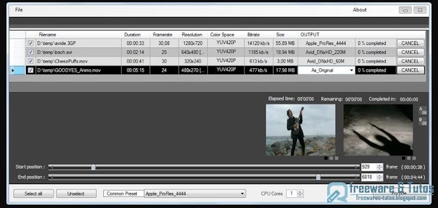 Cinec : un logiciel gratuit pour transcoder, encoder et convertir des vidéos