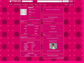 Pink Skinny Myspace Layouts