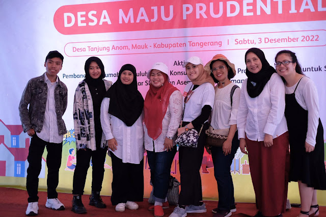 blogger visit program desa maju prudential