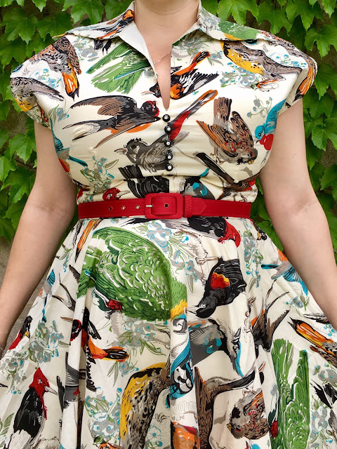 trashy diva birds of a feather print