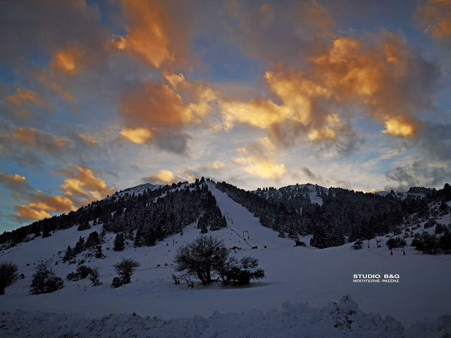 Το χιονοδρομικό κέντρο Μαινάλου στα καλύτερά του!!! (βίντεο drone)