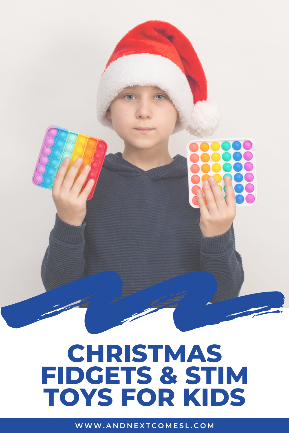 Christmas fidgets & stim toys for kids (or adults too!) - make great stocking stuffers