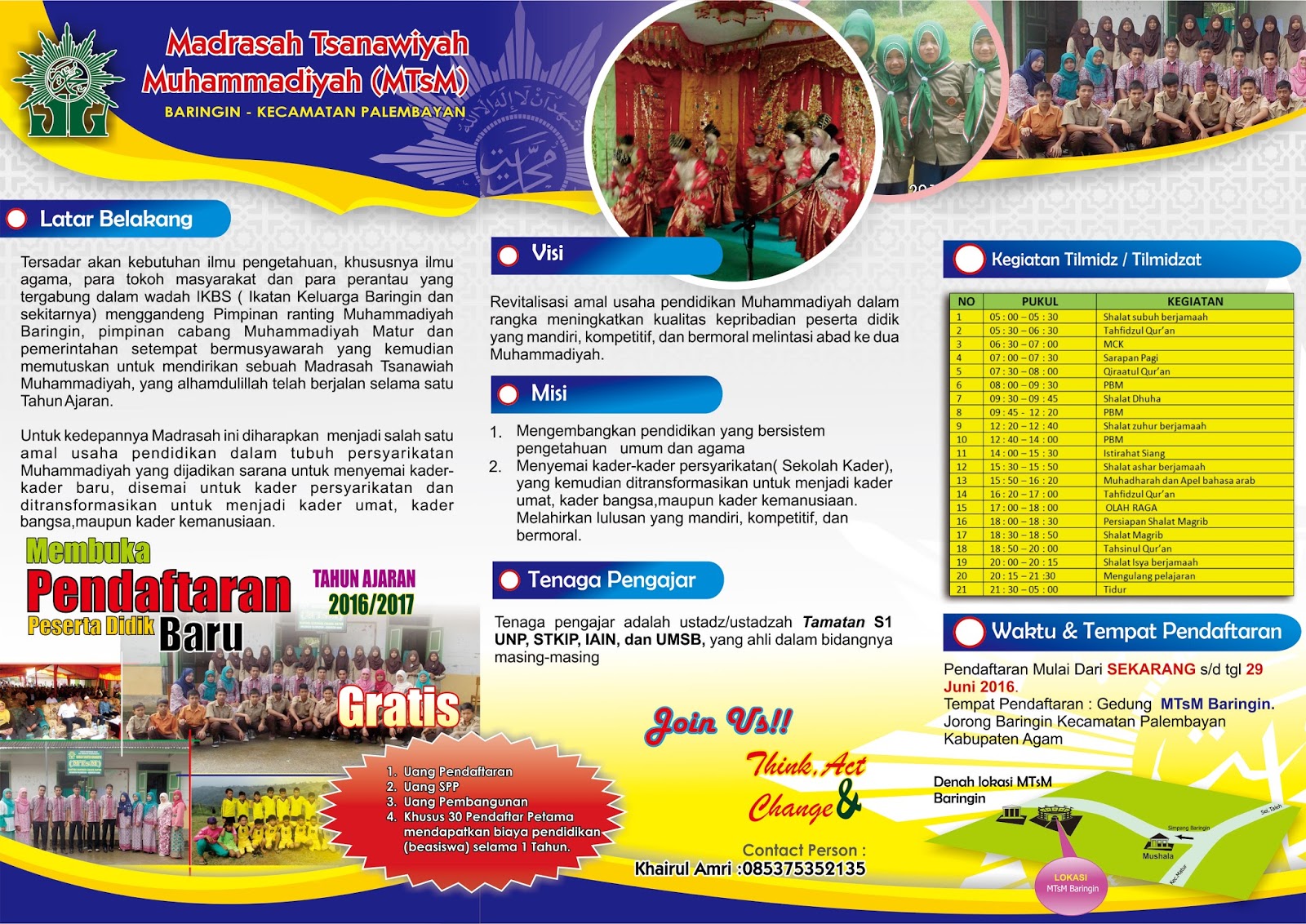  Download  Desain  Brosur  Promosi Untuk Madrasah dan 