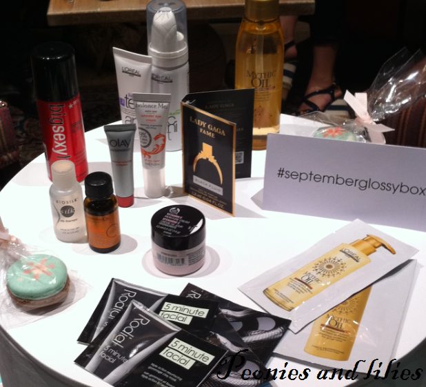 Glossybox september 2012, Glossybox Maggie Li, Glossybox september 2012 review, Glossybox september 2012 products