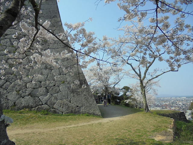 米子城跡の天守跡