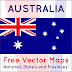 Australian National and Sub National Flags Free Vector Art