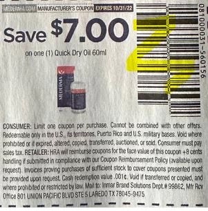 $7.00 Mederma Coupon from "SAVE" insert week of 10/16/22.