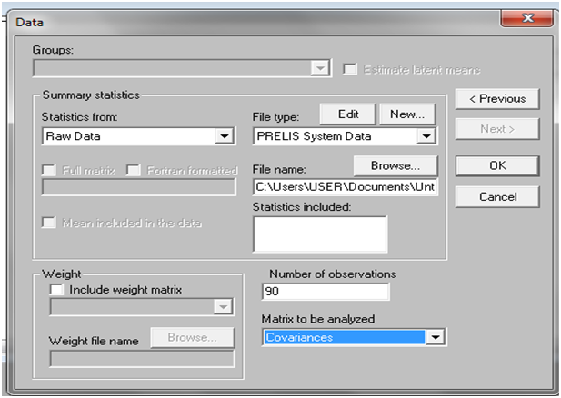 PROSEDUR DAN APLIKASI ANALISIS STRUCTURAL EQUATION 