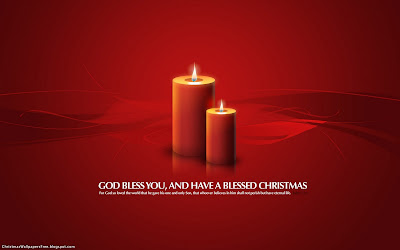 Christmas Candles HD Desktop Wallpapers