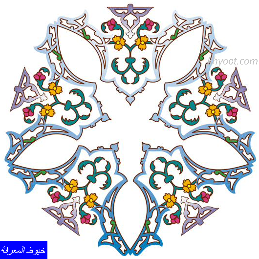 زخارف اسلامية بسيطة للتصميم