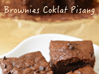 Brownies Coklat Pisang versi Panggang
