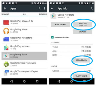 Google Play Store Terhenti