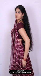 siri aunty in low hip saree