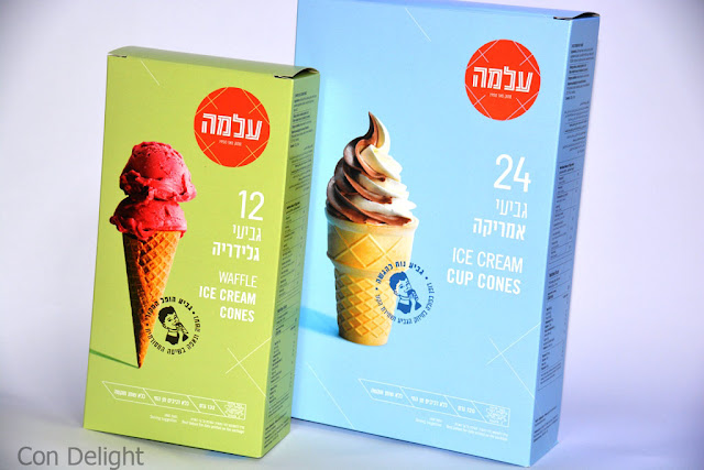 גביעי גלידה עלמה Alma ice cream cones