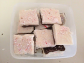 Peppermint bark