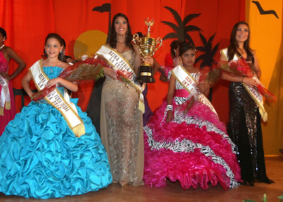 Queens and princesses of the La Ceiba Gran Carnaval 2013