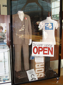 Sean Penn Harvey Milk suit and film props